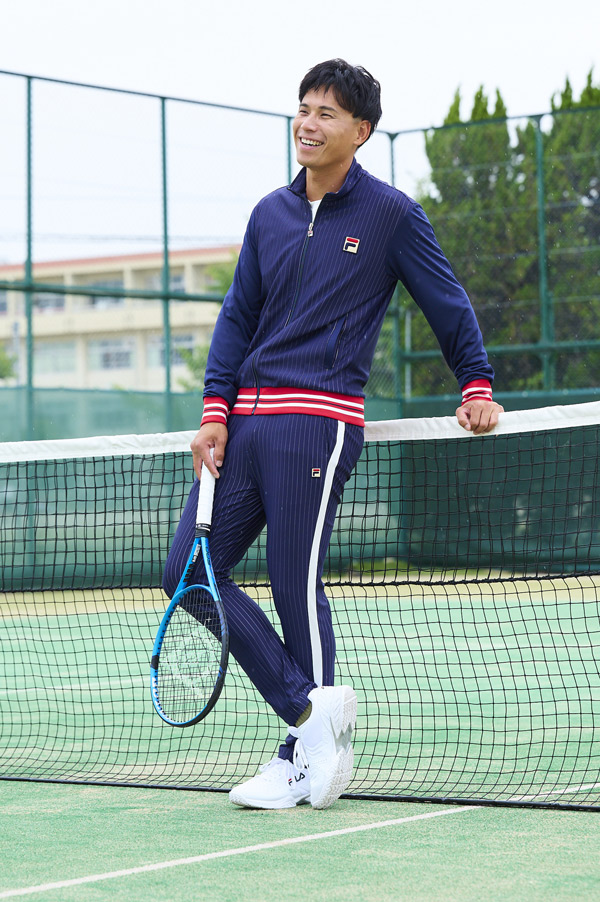 フィラ FILA テニスウェア メンズ トラックジャケット ストライプジャガードジャケット VM5627 2023FW｜sportsjapan｜08