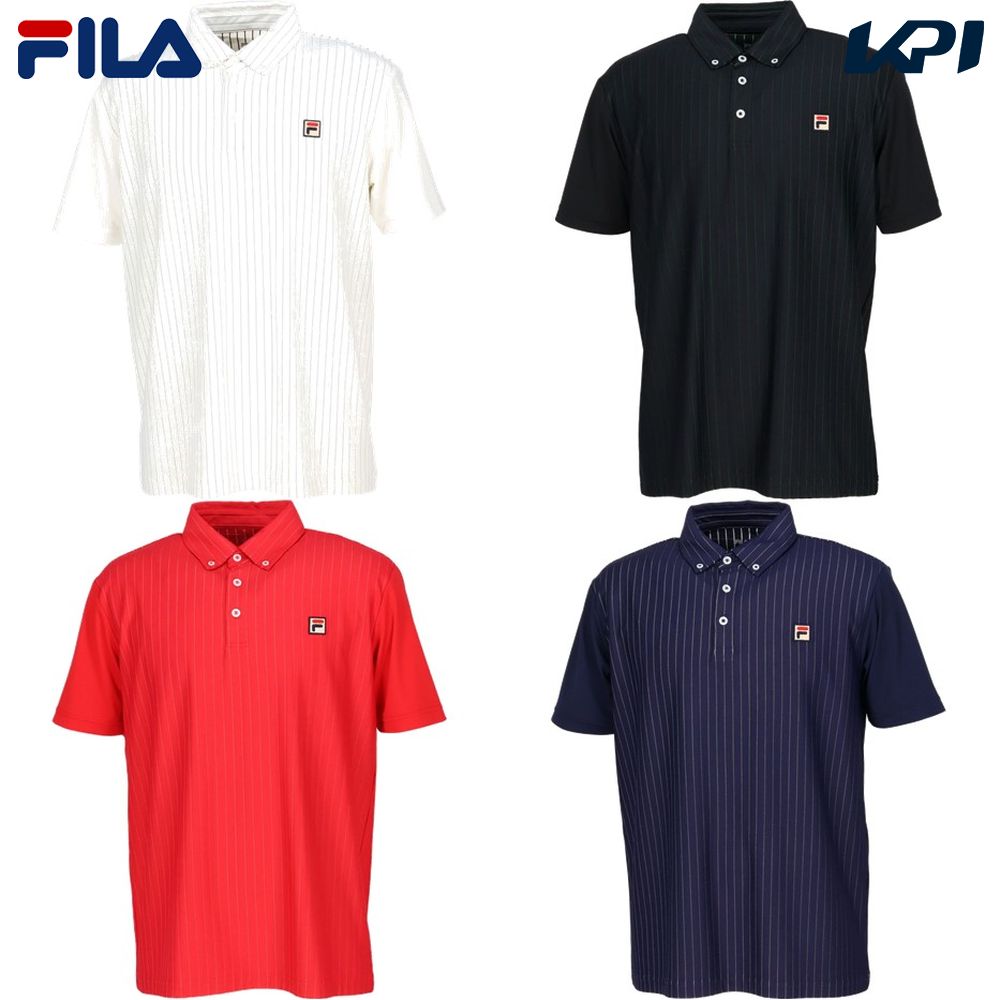 フィラ FILA テニスウェア メンズ ポロシャツ VM5628 2023FW｜sportsjapan