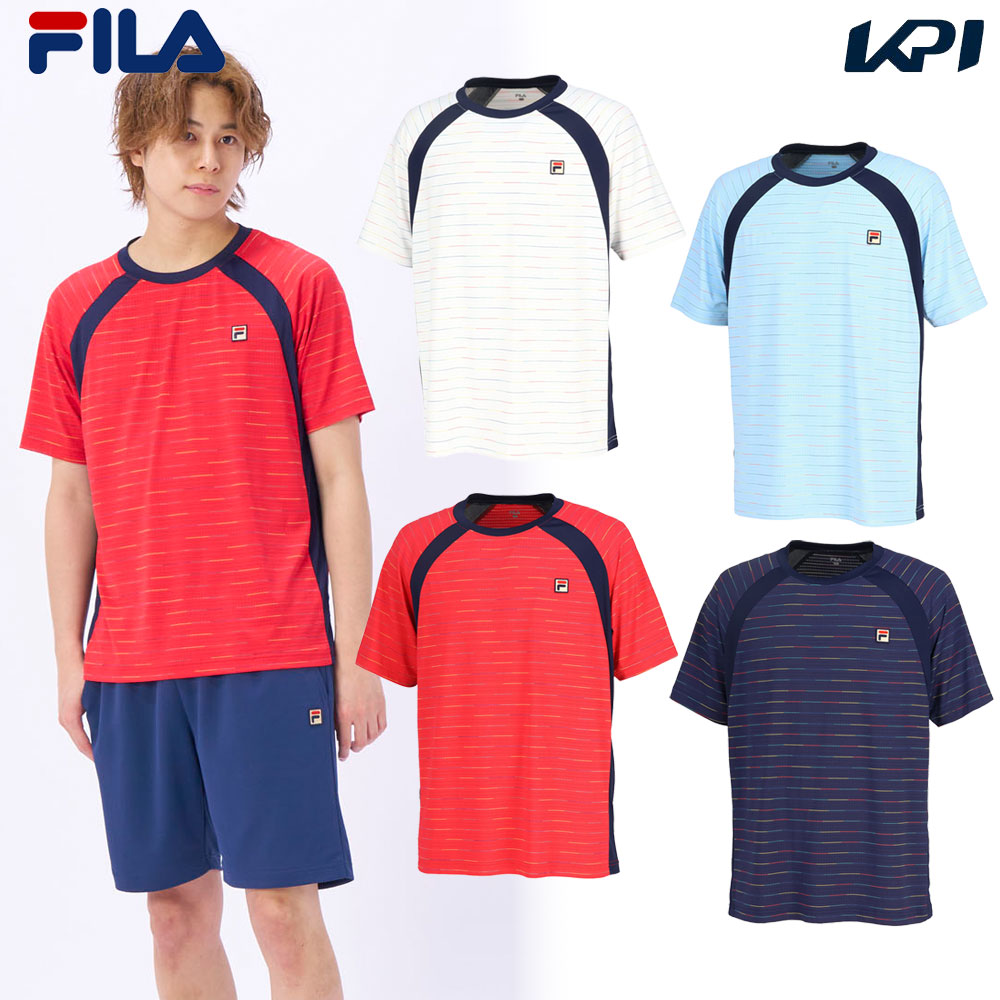 フィラ FILA テニスウェア メンズ   ゲームシャツ VM5681 2024SS