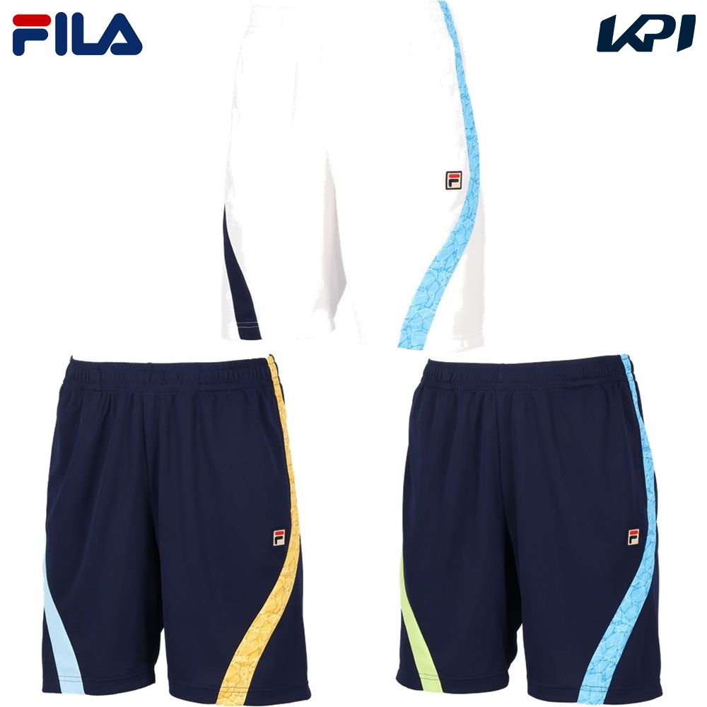 フィラ FILA テニスウェア メンズ   ハーフパンツ VM5683 2024SS「父の日キャンペーン・ソックスプレゼント対象」