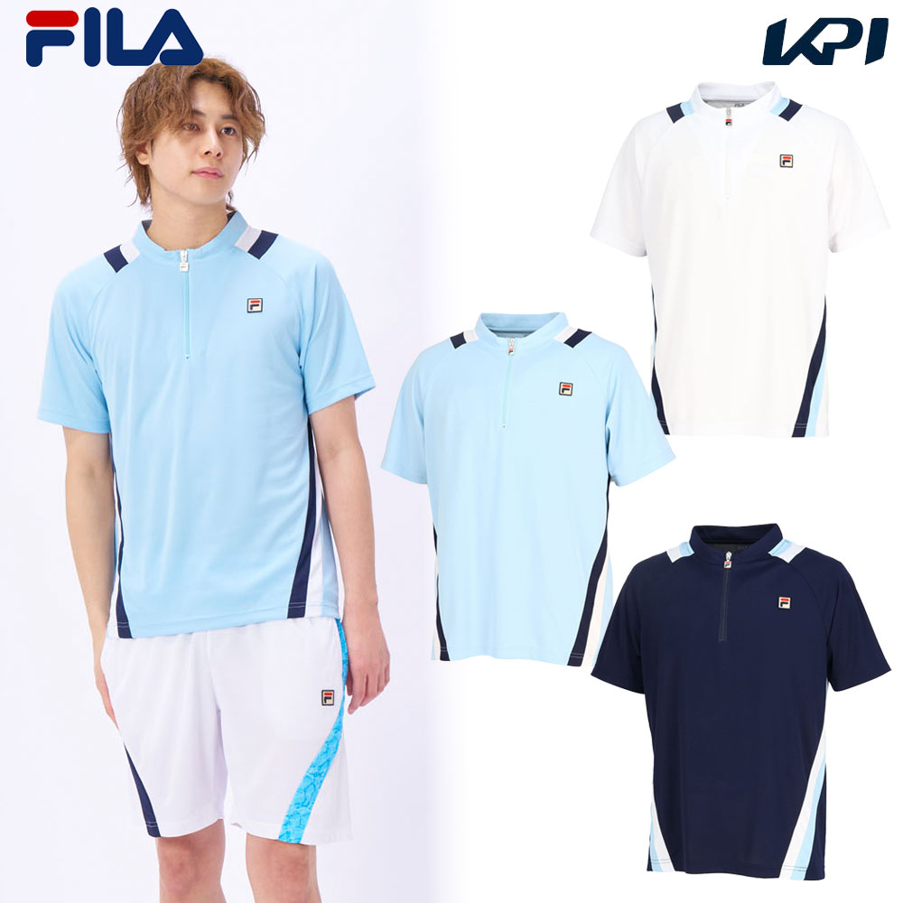 フィラ FILA テニスウェア メンズ ゲームシャツ VM5695 2024SS :VM5695:SPORTS JAPAN