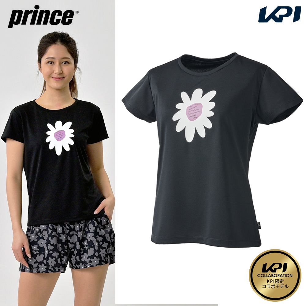 『即日出荷』「別注数量限定」プリンス Prince テニスウェア レディース Ｔシャツ KPI限定コラボモデル WF3083K 2023FW