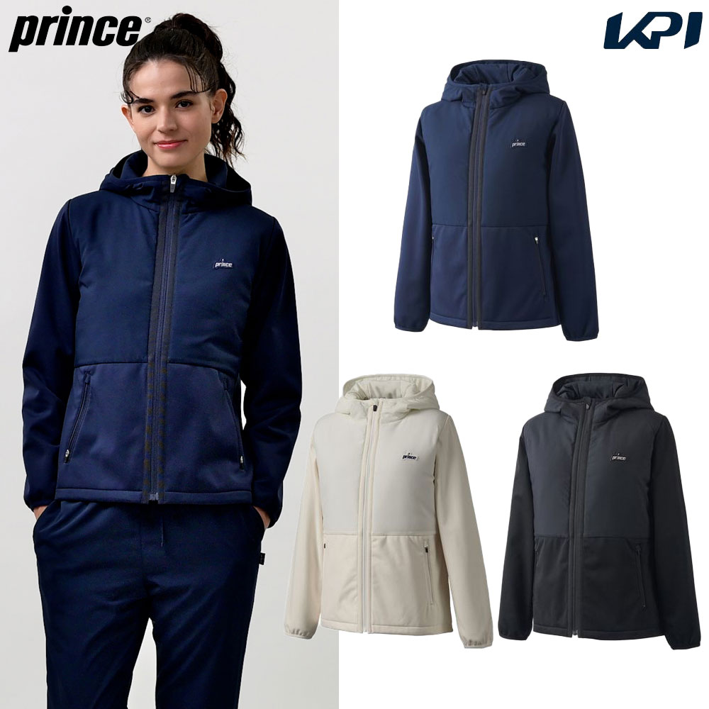 プリンス Prince テニスウェア レディース   ハイブリットジャケット WF4850 2024FW