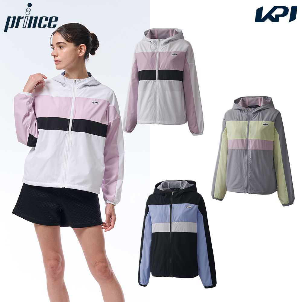 プリンス Prince テニスウェア レディース   ウィンドジャケット WF5663 2025FW Prince（プリンス） テニスウェア レディース ウィンドジャケット