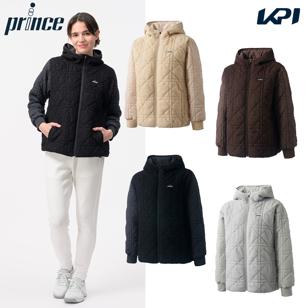 プリンス Prince テニスウェア レディース   ハイブリッド中綿ジャケット WF6850 2026FW 9月下旬発売予定※予約