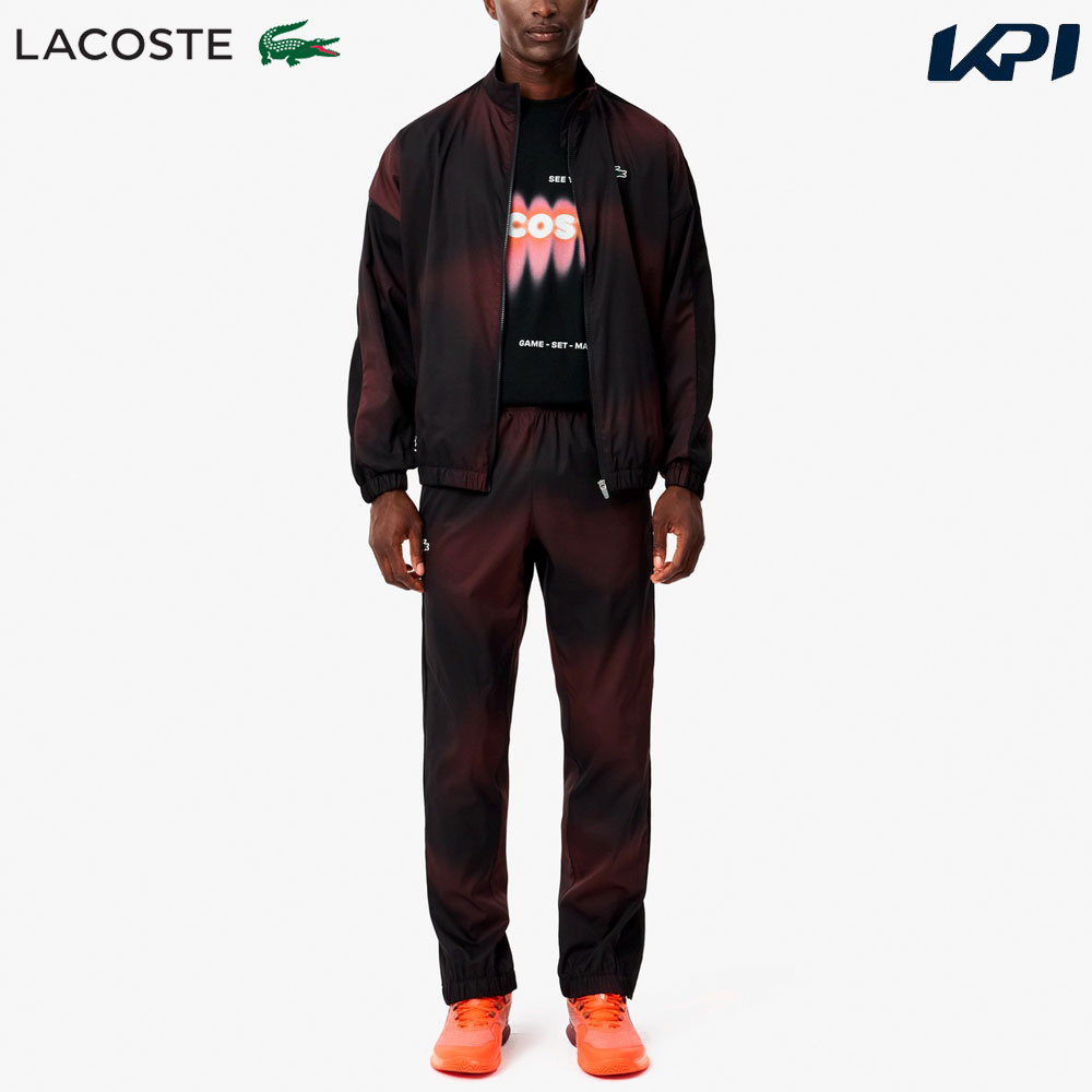 『即日出荷』「上下セット」ラコステ LACOSTE テニスウェア メンズ   『ダニール・メドベージェフ』セットアップテニストラックスーツ WH2609-99-7V2 2024FW