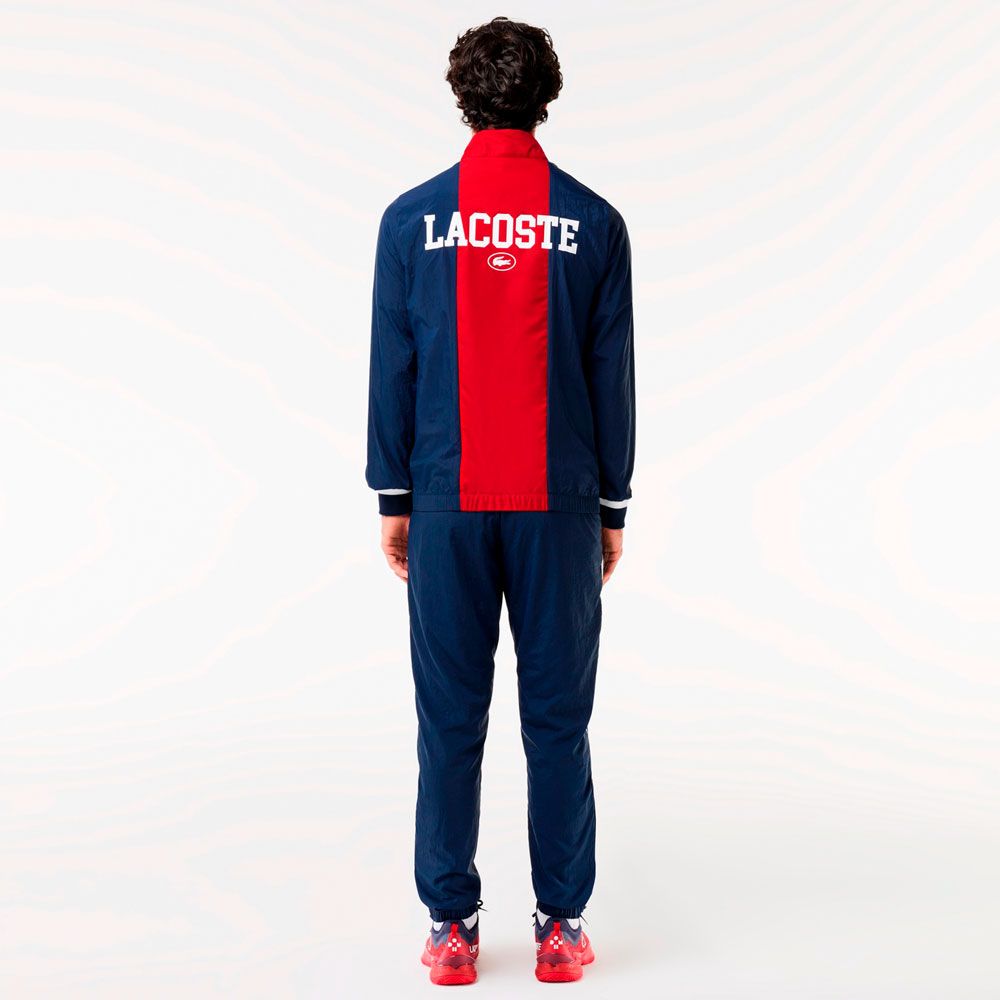 『即日出荷』ラコステ LACOSTE テニスウェア メンズ 『ダニール・メドベージェフ』バイカラートラックスーツ WH7581-99-IRZ 2024SS