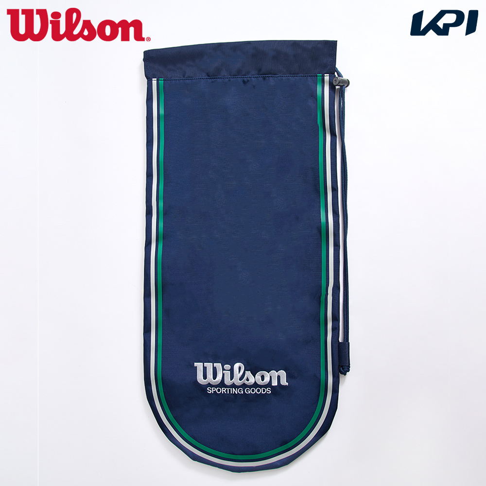�E�C���\�� Wilson �e�j�X�o�b�O�E�P�[�X    WILSON LEGACY RACQUET SOFT COVER Nav/Gre ���K�V�[ ���P�b�g�J�o�[ WR8049401001