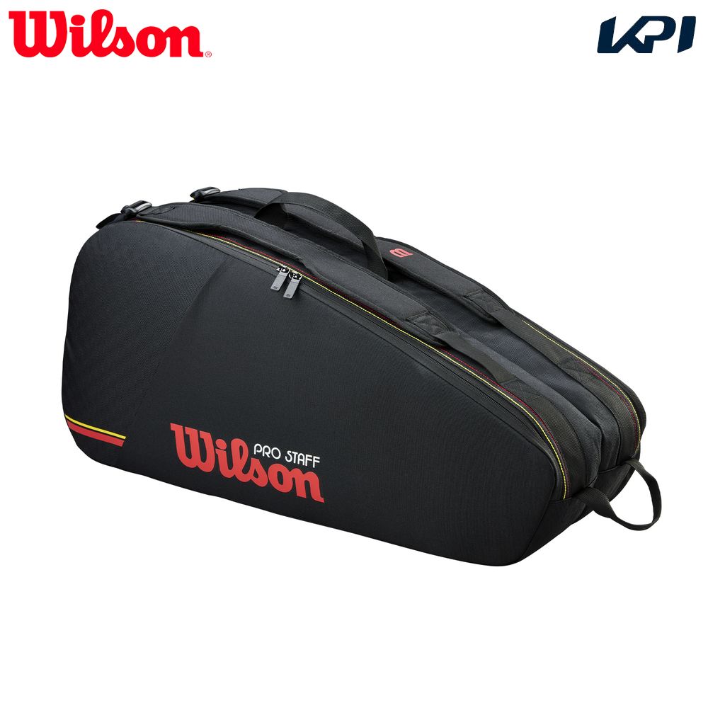 �w�����o�ׁx�E�C���\�� Wilson �e�j�X�o�b�O�E�P�[�X    PRO STAFF CLASSIC 6PK RACKET BAG �v���X�^�b�t�N���V�b�N ���P�b�g�o�b�O WR8051801001