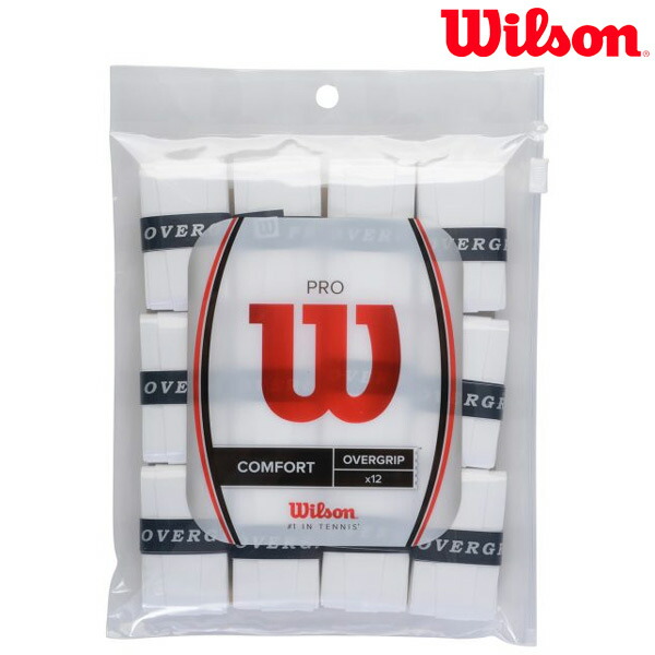 「ポスト投函便で送料無料」「日本製」Wilson ウイルソン 「プロ・オーバーグリップ 12本入り PRO OVERGRIP 12PK WRZ4022」オーバーグリップテープ | Wilson | 02