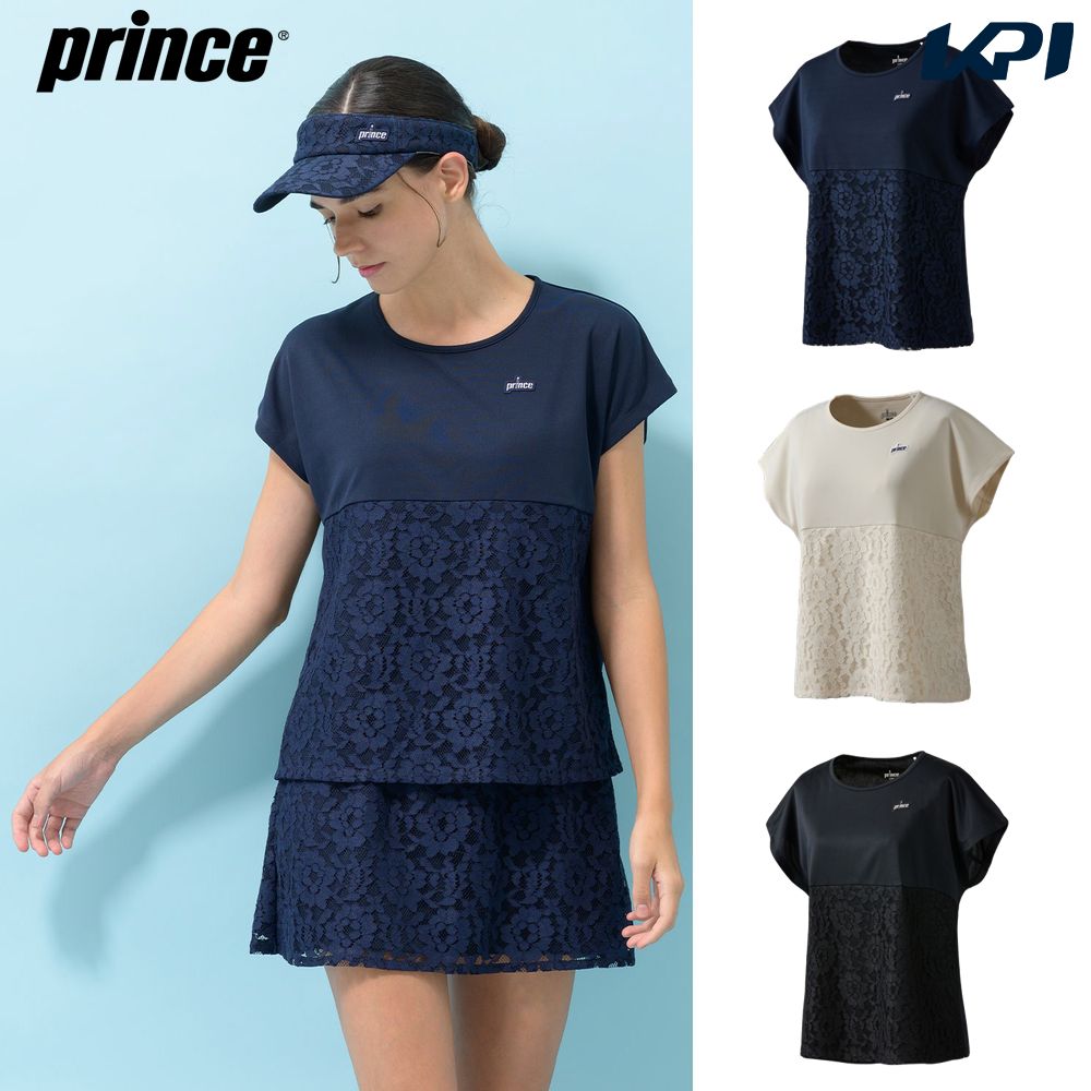 プリンス Prince テニスウェア レディース ゲームシャツ WS3063 2023SS