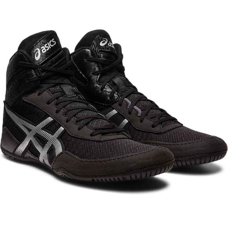 asics MATFLEX 6 メンズ ボクシングシューズ Asics Matflex 6 Wrestling Shoe - Glacier Gray / Pure Gold