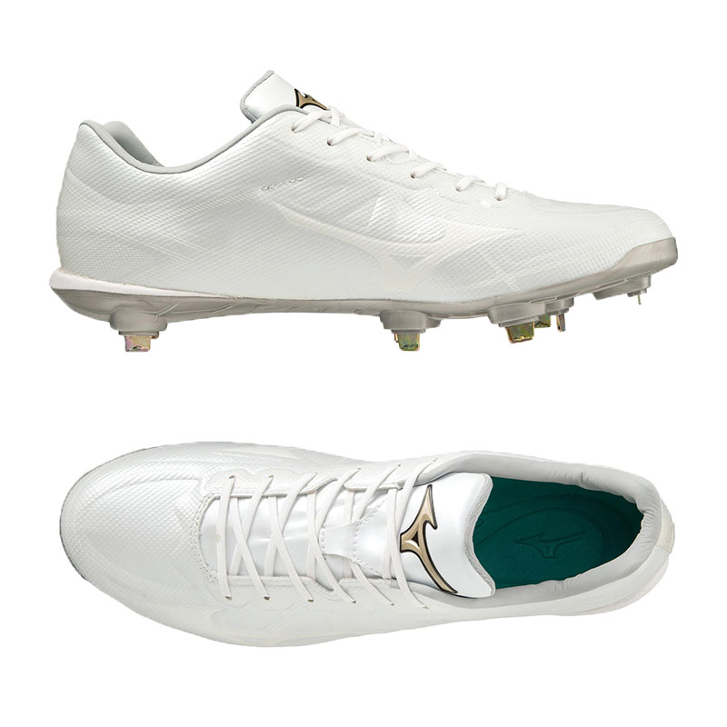 MIZUNO ミズノ 野球 スパイク 白 金具 11GM2212 ライト