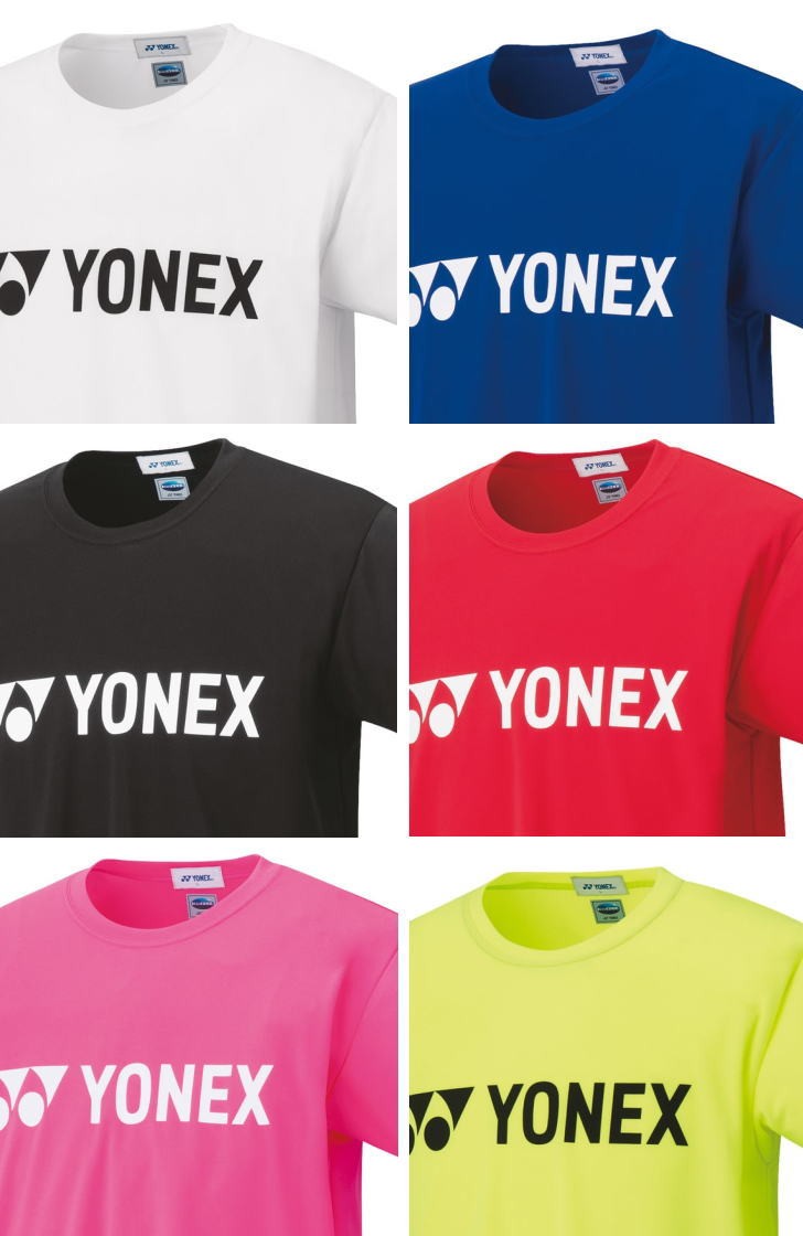 ヨネックス Tシャツ メンズ レディース 半袖 ドライ シャツ トレーニングウェア 16501 吸汗速乾 ビッグロゴ 部活 練習 YONEX  ゆうパケット対応
