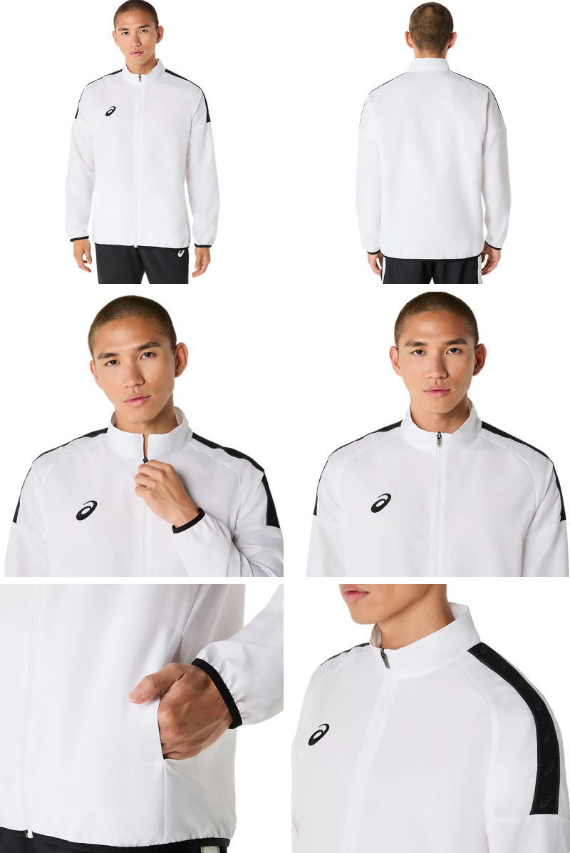 ASICS（アシックス） ジャージ 上下 メンズ クロスジャージ ロゴテープ