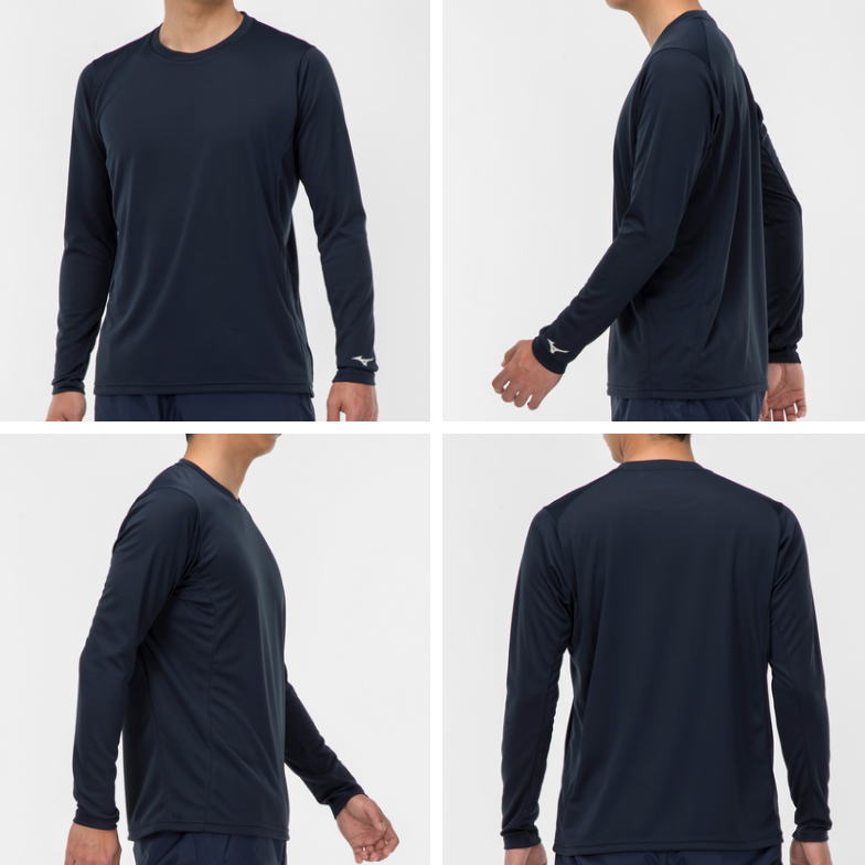 MIZUNO（ミズノ） シャツ 長袖 メンズ あったか ブレスサーモ 長袖