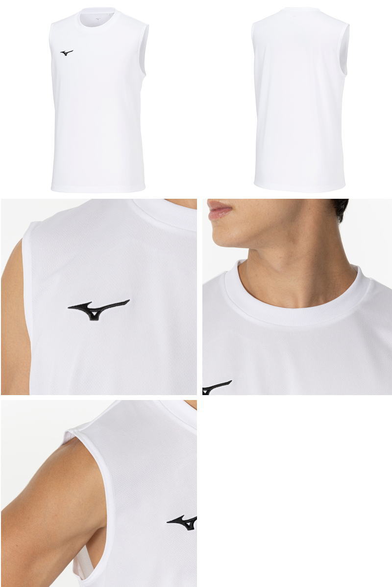 MIZUNO（ミズノ） インナーシャツ メンズ ノースリーブ アンダーシャツ