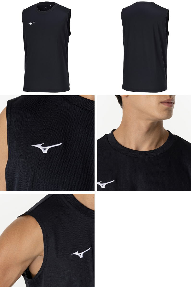 MIZUNO（ミズノ） インナーシャツ メンズ ノースリーブ アンダーシャツ