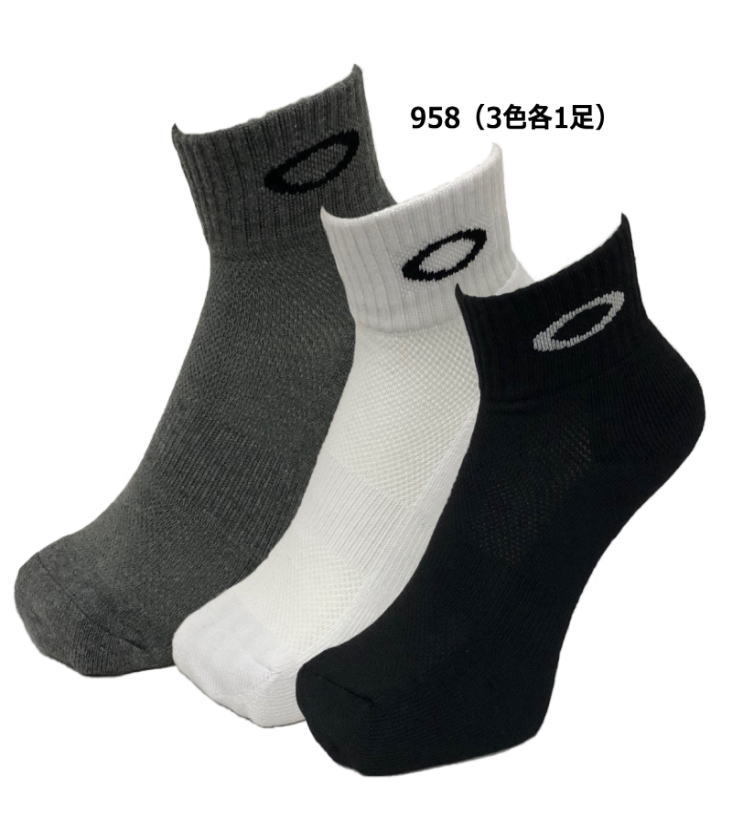 264円 【驚きの値段で】 オークリー 3足組ソックス メンズ 3P SOCK 93238JP OAKLEY