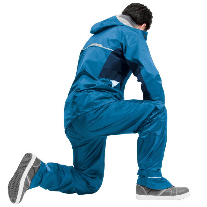 Makku（マック） レインウェア 上下 メンズ ストレッチ カッパ セブン