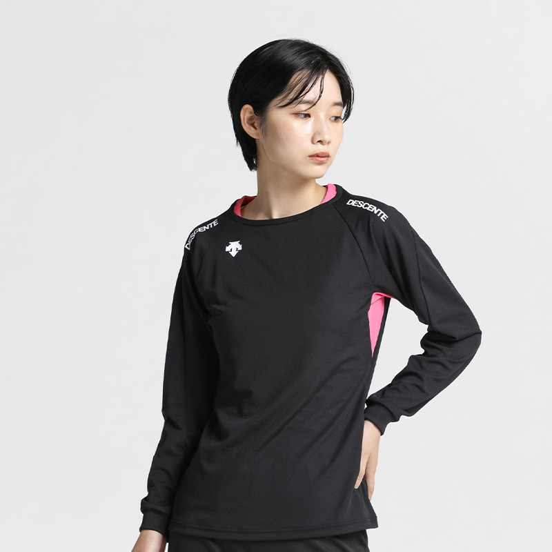 DESCENTE（デサント） レディース バレーボール シャツ DVB5213WB