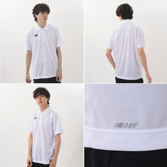 new balance ポロシャツ&ショートパンツセット New Balance ニューバランス メンズ シャツ 半袖 ベーシック