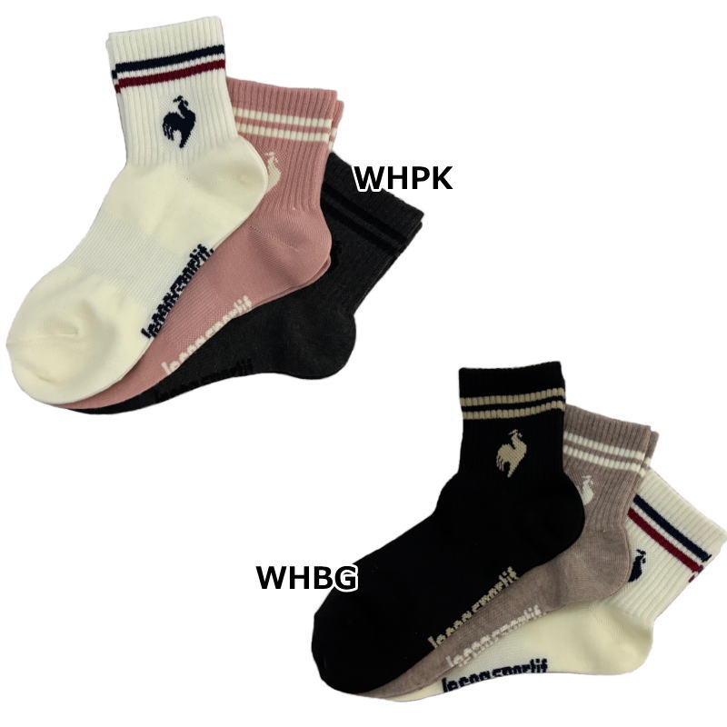 le coq sportif（ルコックスポルティフ） ソックス 3P ルコック 靴下 3