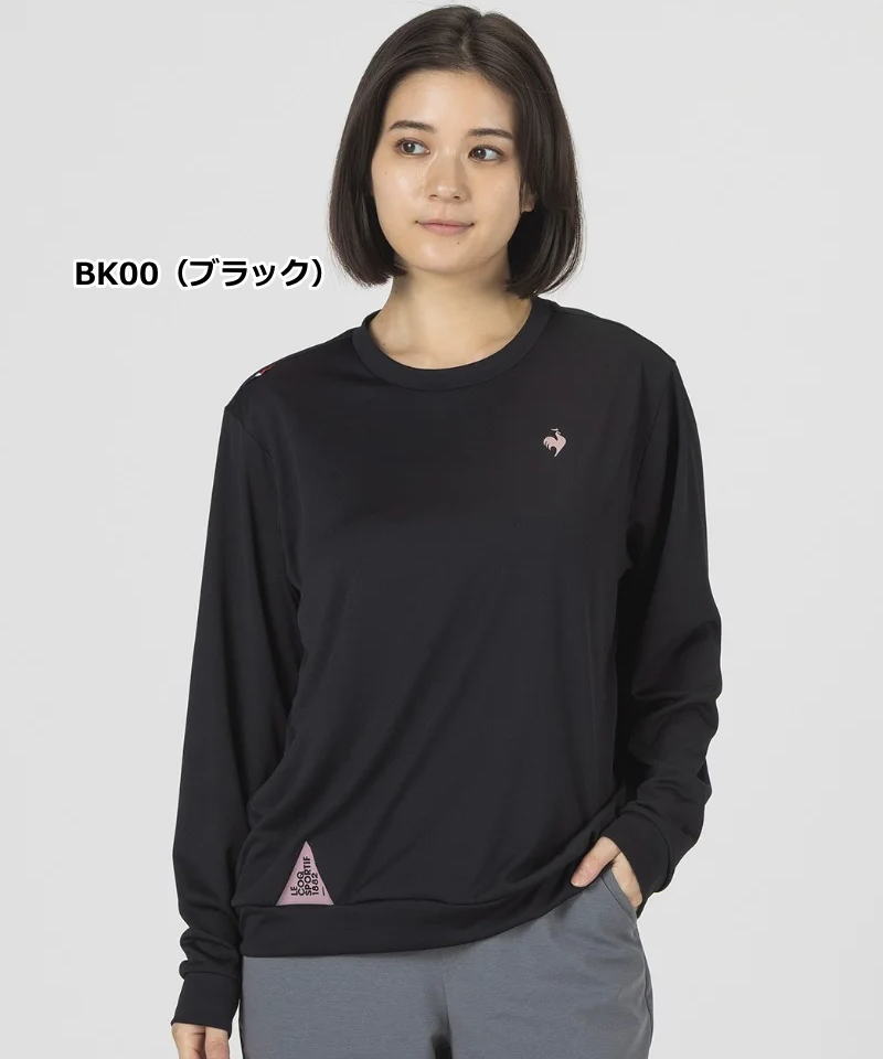 【新品未使用】LUVERO ブラック 長袖シャツ L le coq sportif（ルコックスポルティフ） ルコック Tシャツ レディース
