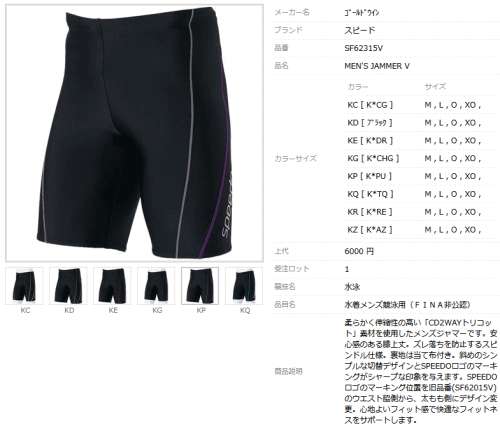 speedo のVパンツサイズL speedo のVパンツサイズL