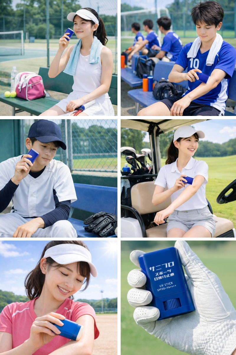 日焼け止め スポーツ専用 日本製 日焼け防止 UV 紫外線対策 熱中症対策