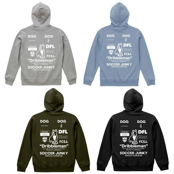 SoccerJunky（サッカージャンキー） パーカー スウェット ドリブルマン