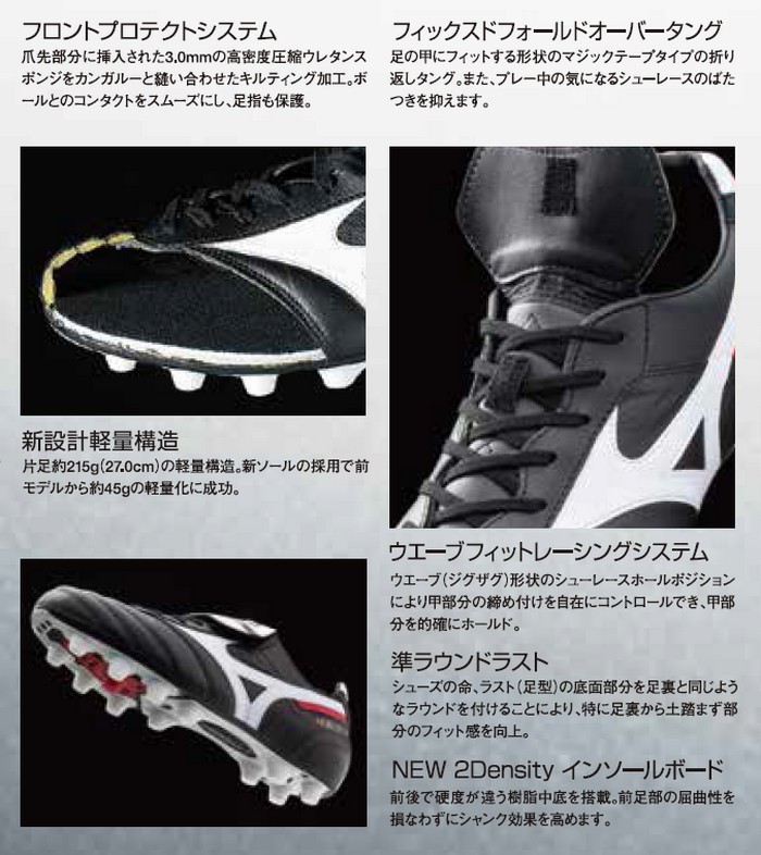 モレリア 2 SI 取替式 MIZUNO ミズノ サッカースパイク P1GC150101