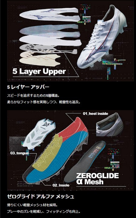 MIZUNO ミズノ サッカースパイク アルファ α EILTE エリート