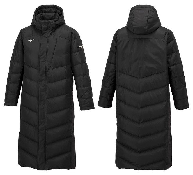 ミズノ(MIZUNO) ダウンロングコート ベンチコート32MEA550 M MIZUNO（ミズノ） ベンチコート ダウンコート ロング MIZUNO 32MEA550