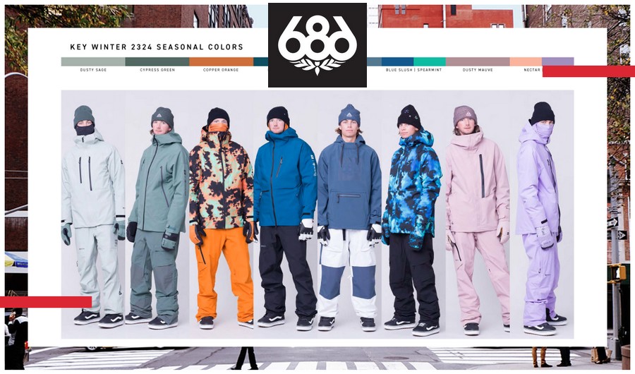 日本正規品 スノーボード ウェア シックスエイトシックス