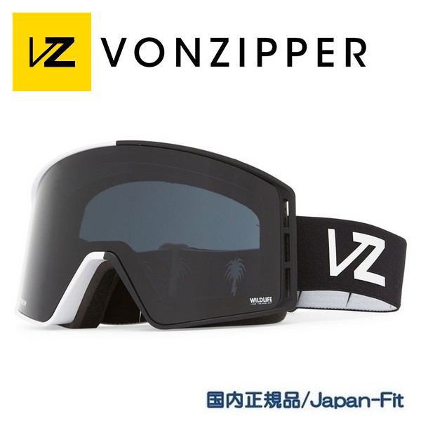 VONZIPPER スノーボードゴーグル 23-24モデル □ VONZIPPER □ 2023-24 MACH VFS - JAPAN FIT 正規品 / BLACK