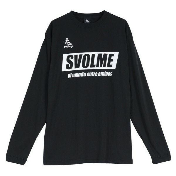 SVOLME スボルメ プラシャツ Tシャツ 長袖 シンプルロゴロング