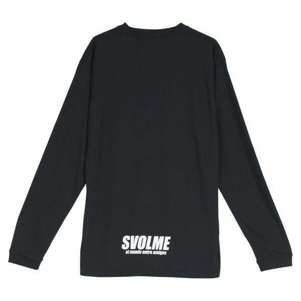 Lサイズ　スボルメ　プラシャツプラパン　ブラック SVOLME スボルメ プラシャツ Tシャツ 長袖 シンプルロゴロング