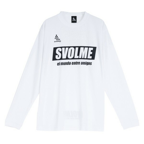 SVOLME スボルメ プラシャツ Tシャツ 長袖 シンプルロゴロング
