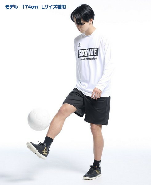SVOLME スボルメ プラシャツ Tシャツ 長袖 シンプルロゴロング