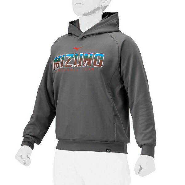 ミズノ(MIZUNO) グローバルエリート テックシールドパーカー　L新品未使用 MIZUNO（ミズノ） 野球 スウェット パーカー 上 練習着 グローバル