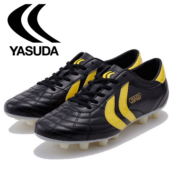YASUDA サッカーシューズ 黒/黄 YASUDA ヤスダ リガレスタ プロエックス(ブラック×イエロー) F20