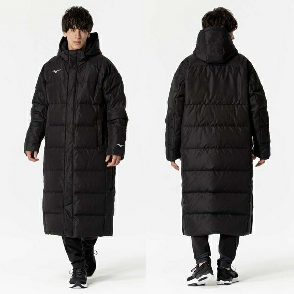 MIZUNO（ミズノ） 即発送 ベンチコート ダウンロングコート メンズ