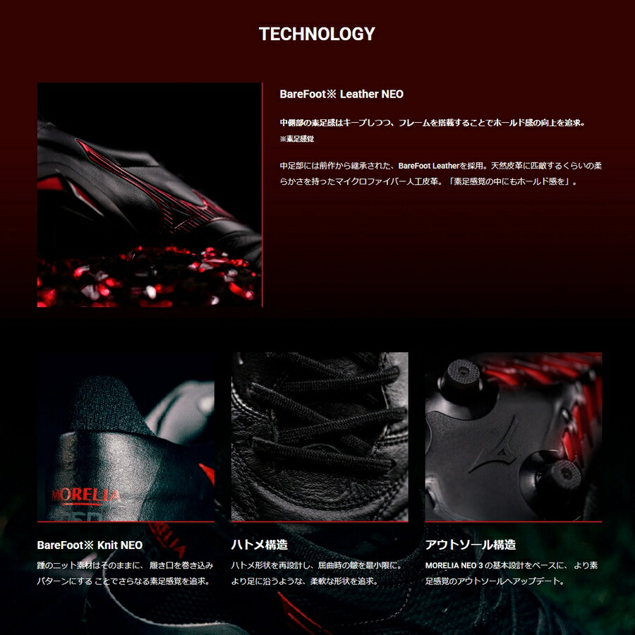 MIZUNO 即発送 ミズノ モレリアネオ4 ジャパン NEO JAPAN 限定