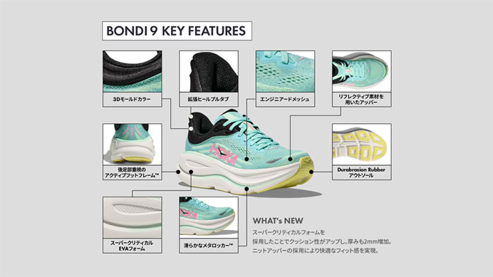 BONDI（HOKA ONEONE） ホカ ボンダイ9 1162012 HOKA BONDI 9