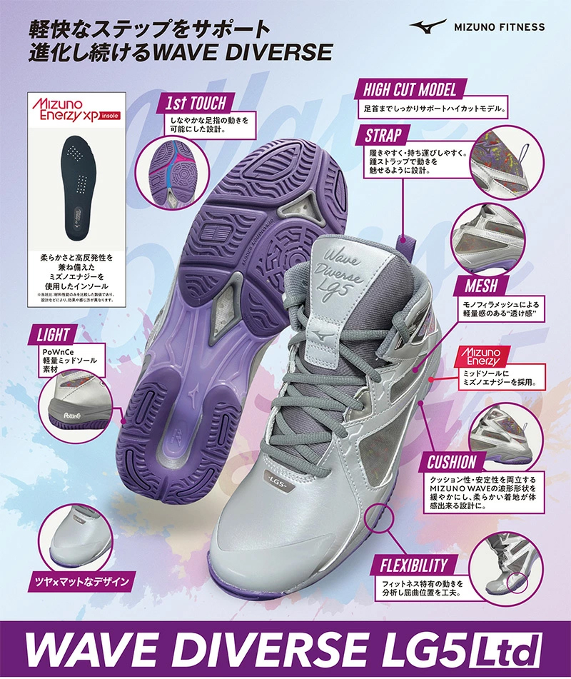 MIZUNO（ミズノ） ウエーブダイバース LG5 Ltd 31GF2675 MIZUNO WAVE