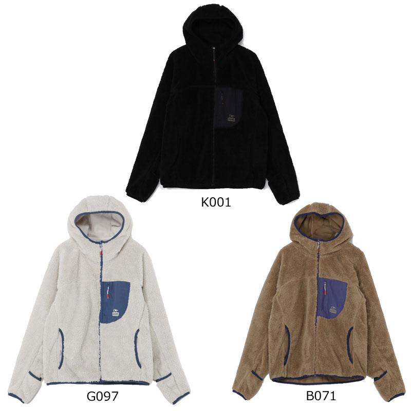 チャムス ボンディングフリースジップパーカー CH14-1476 CHUMS