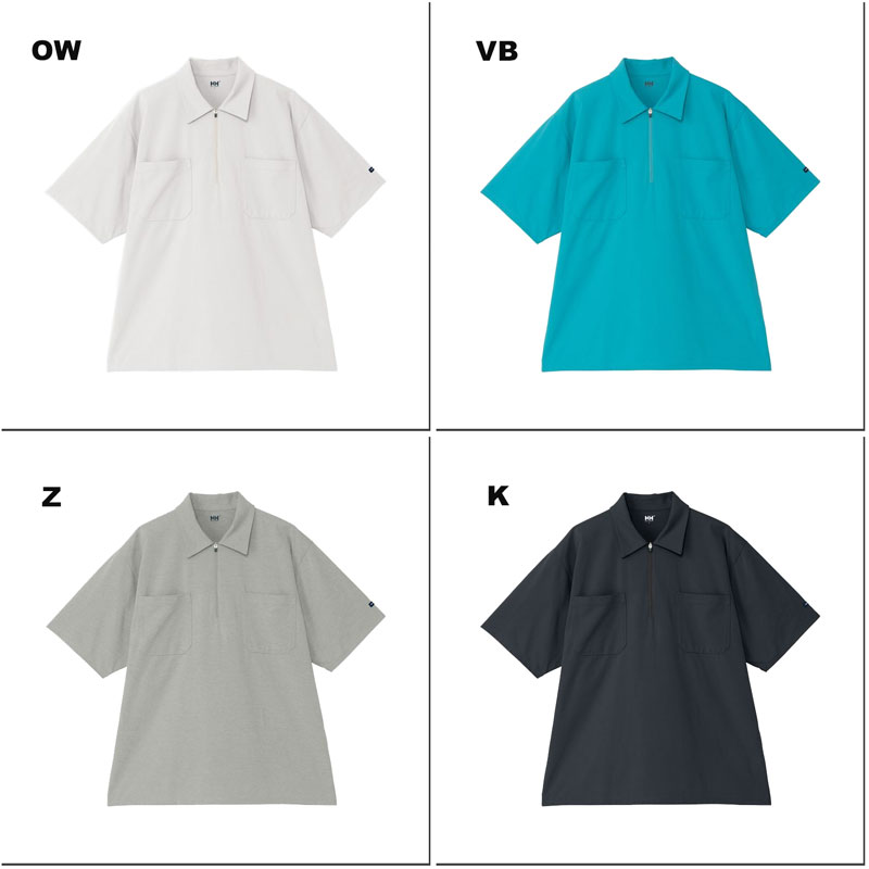 SALE ヘリー ハンセン ショートスリーブ アンヒビアス ハーフジップ