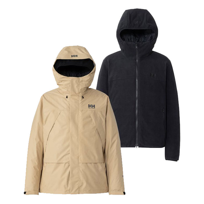 ヘリーハンセン 3in1 ウールジャケット ダウン マウンテンパーカー HELLY HANSEN（ヘリーハンセン） 2025 秋冬 NEW ヘリー ハンセン