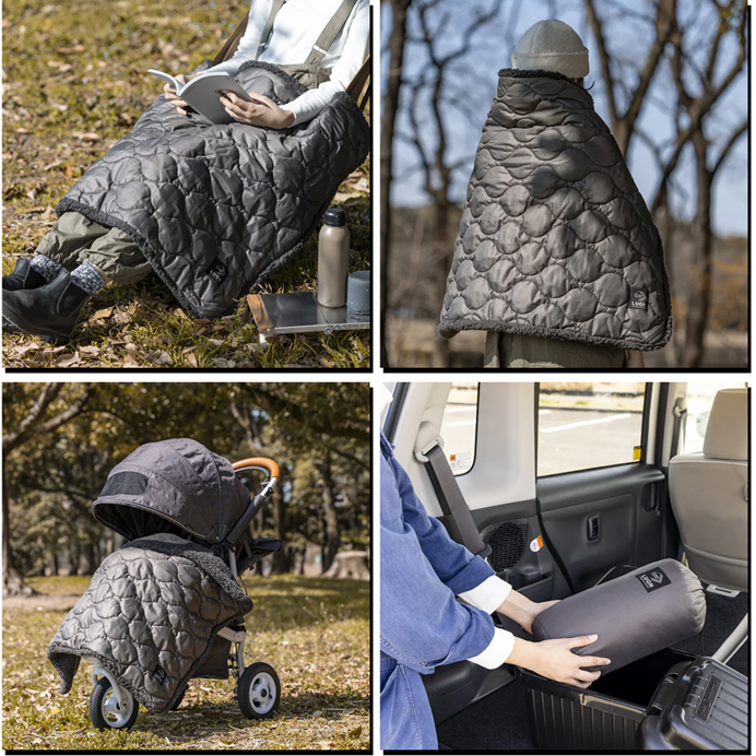 LUGH 魔法瓶ブランケットClassic (XSサイズ) LU2303 ポンチョ ひざ掛け